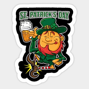St. Patrick's Day Leprechaun Sticker